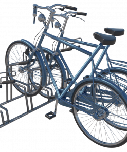 fietsparkeersysteem met voorvork ondersteuning