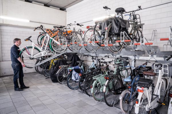 compact fietsparkeren in kleine ruimtes